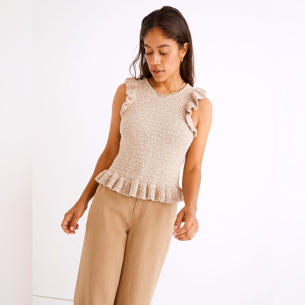 Madewell - Nicollet Ruffle Sweater Tank